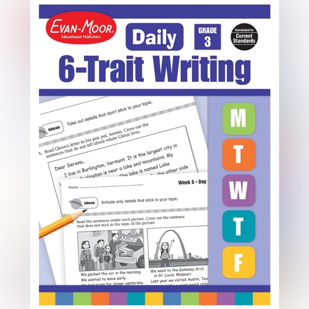 $5 DAILY 6 TRAIT WRITING 3RD GRADE. NEW  $5 WHEN BUNDLED WITH 3 OR MORE ITEMS